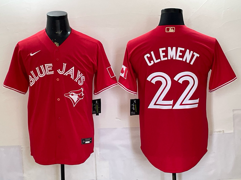 Men 2026 Toronto Blue Jays #22 Clement red Game Nike MLB Jersey 0904003
